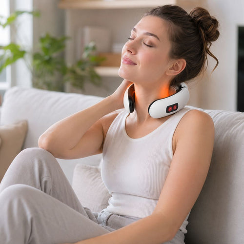 Masajeador Cervical Eléctrico con Calor y EMS